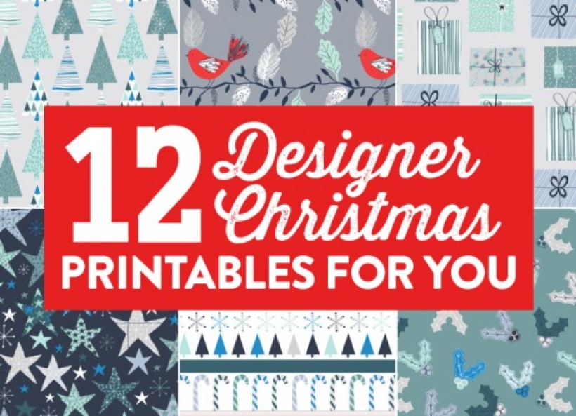 12 Free Festive Papers