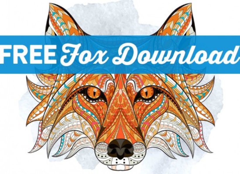 Mindful Colouring: Free Fox Download!