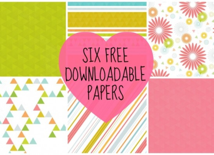Free Spring Pink Papers