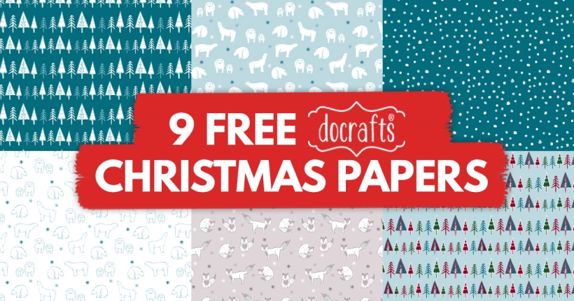 9 FREE docrafts Christmas Papers