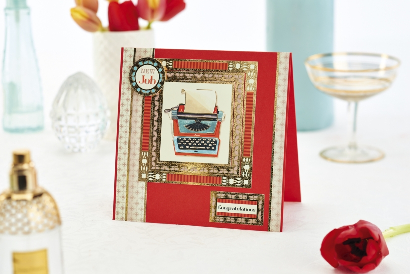 Celebrate a new job with a special Hunkydory card