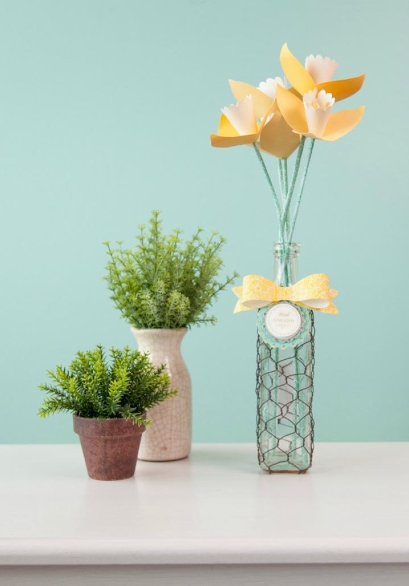 Make paper daffodils for spring