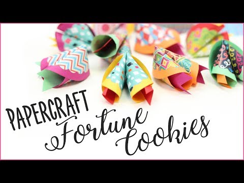Papercraft Fortune Cookies