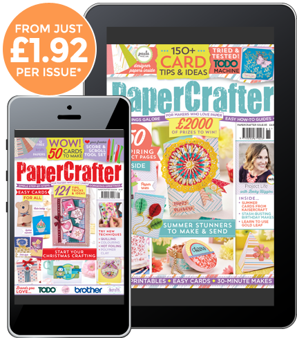 Papercrafter subscription banner