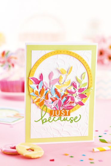 Embossed Just Because Card