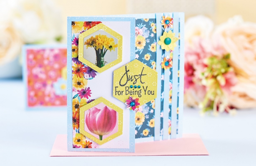 Floral Just Because Card