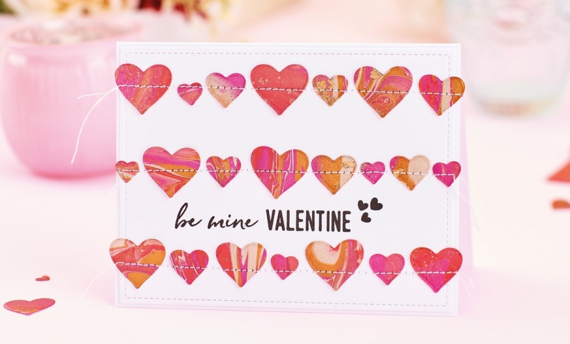 Stitched Valentine’s Day Card