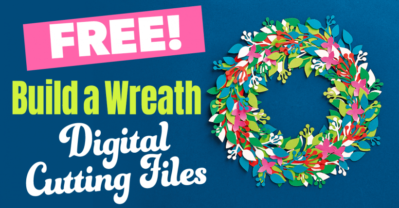Download Free Build A Wreath Svg Cutting Files Paper Craft Download PSD Mockup Templates