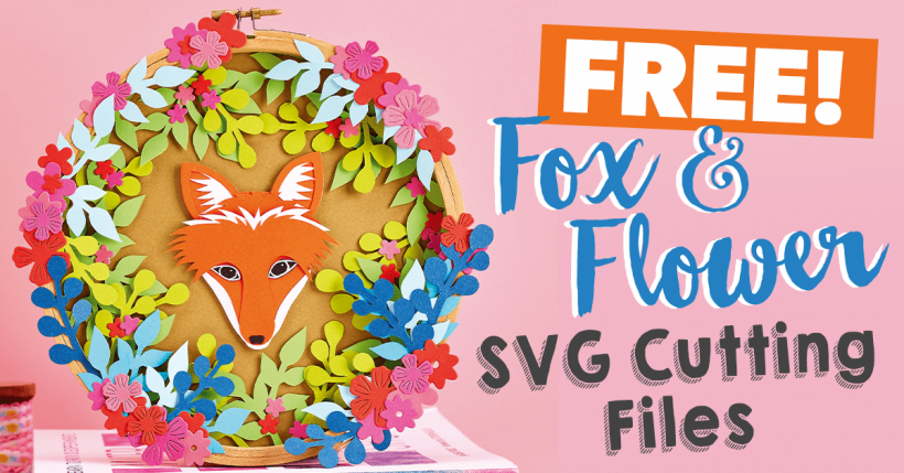 FREE Fox & Flower SVG Cutting Files