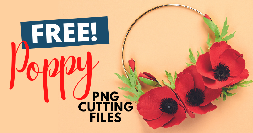 Poppy PNG Cutting Files