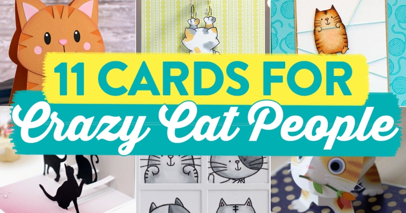 11 Cards for Crazy Cat People