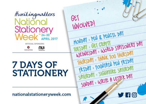 5 Ways To Celebrate National Stationery Week 2017