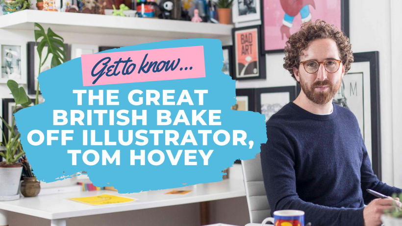 Catching Up With The Great British Bake Off Illustrator Tom Hovey