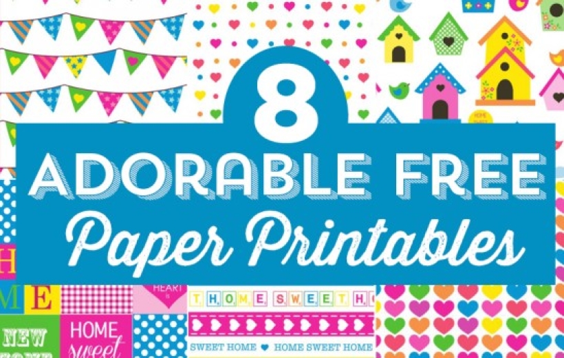 8 Adorable Free Papers