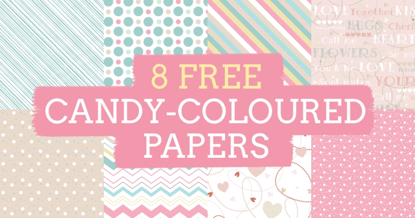 8 FREE Candy-Coloured Papers