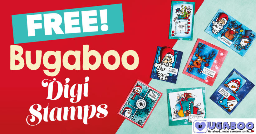 FREE Bugaboo Whimsical Christmas Digi Stamps