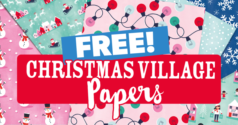 FREE Christmas Village Papers