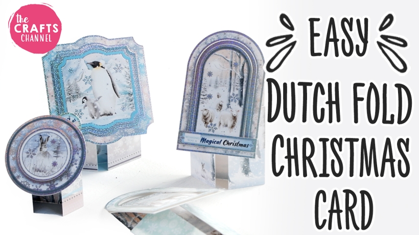 Dutch Fold Christmas Card Template