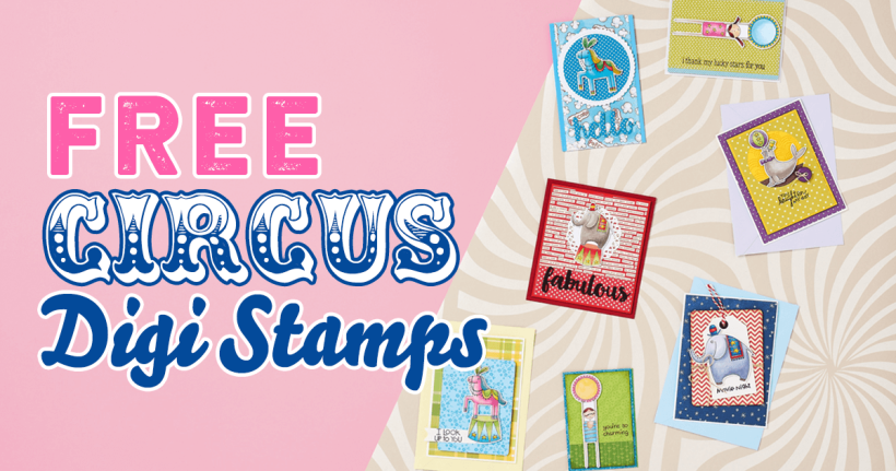 Free Circus Digi Stamps