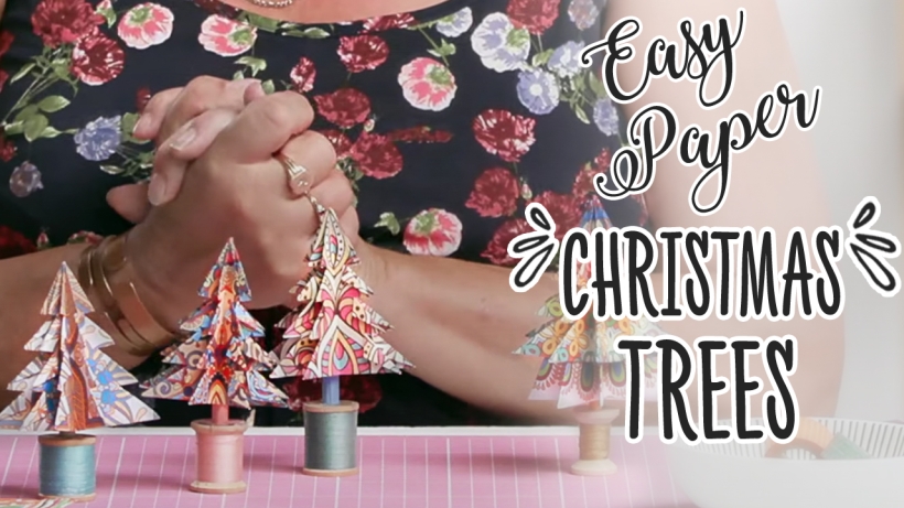 Easy Paper Christmas Tree Template