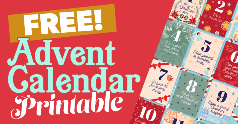 FREE Advent Calendar Printable
