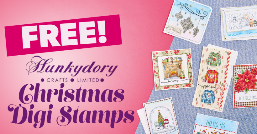 FREE Hunkydory Christmas Digi Stamps