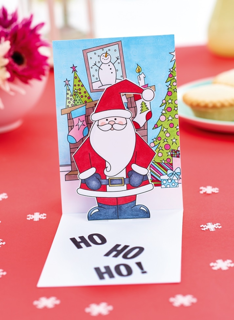 Father Christmas Pop-Up Card Project