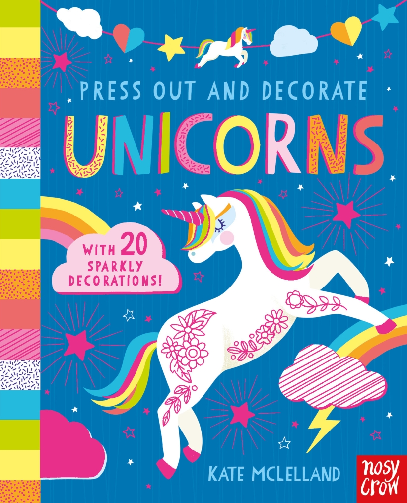 Free Unicorn Decorations to Colour