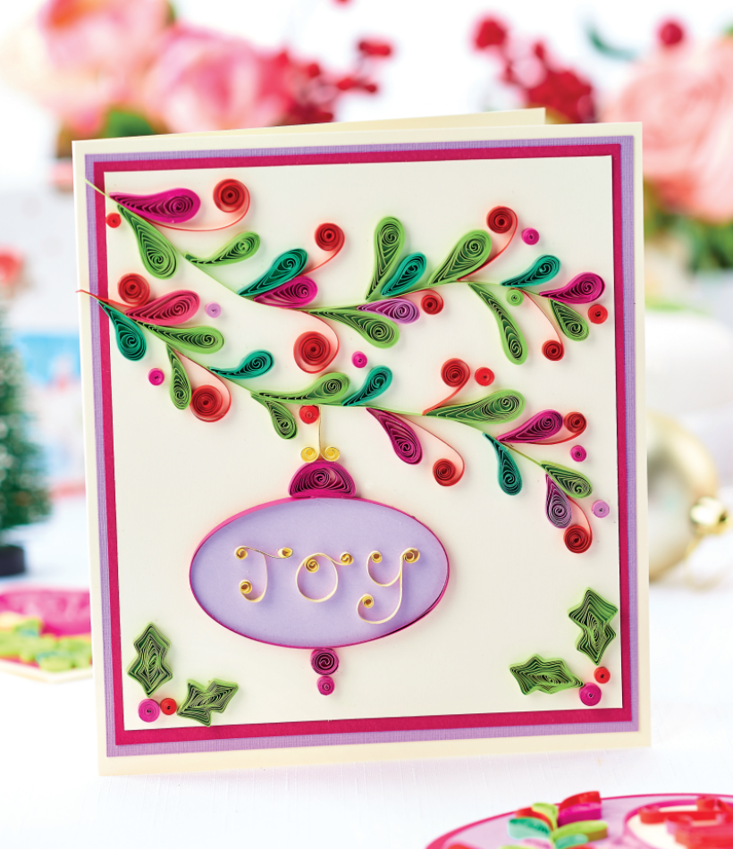Quilled Bauble Card Projects
