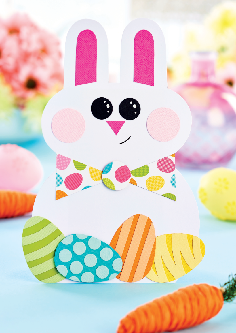 Shaped Easter Bunny Card