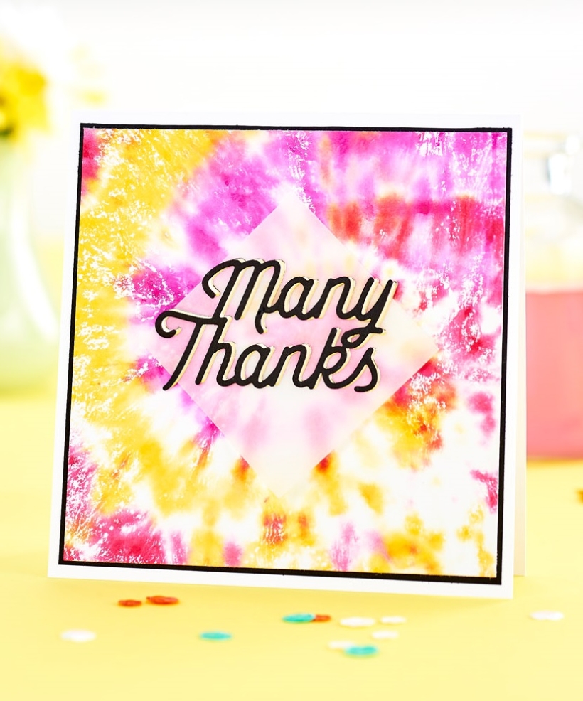 Tie-Dye Thank You Cards Project