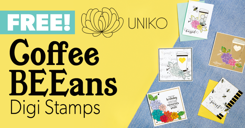 FREE Uniko Coffee BEEans Digi Stamps