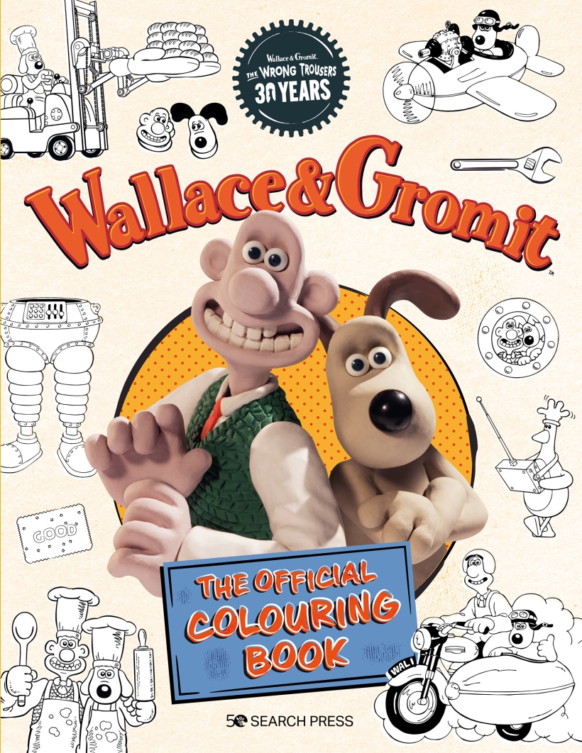 Wallace & Gromit Colouring Page