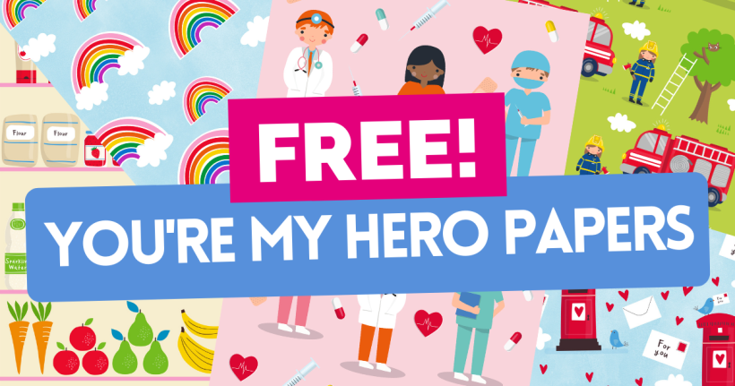 FREE You’re My Hero Papers