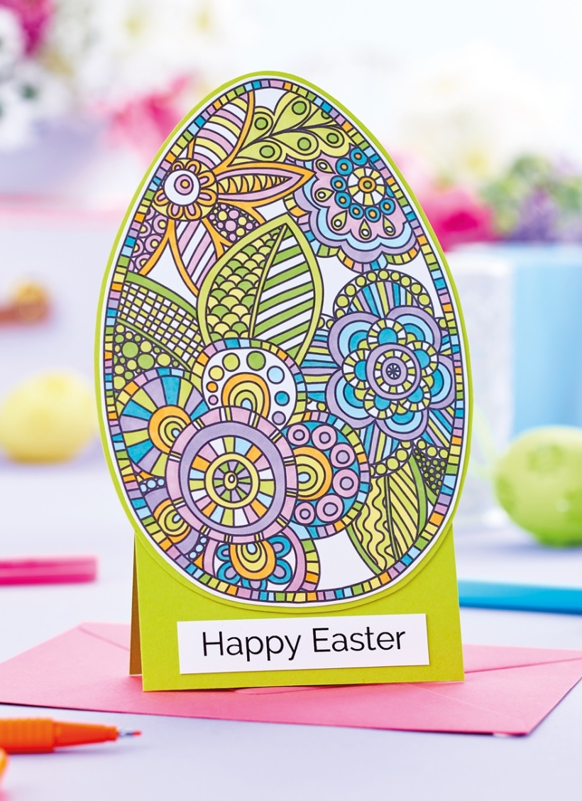 Zendoodle Easter Card