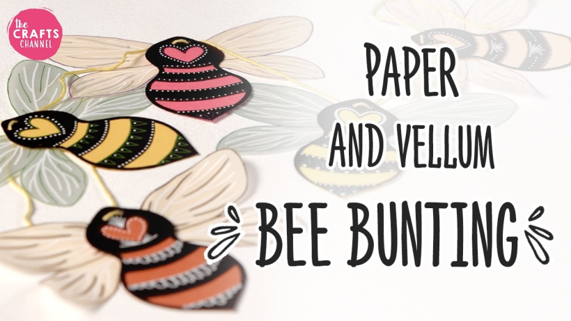 Bee Bunting Templates