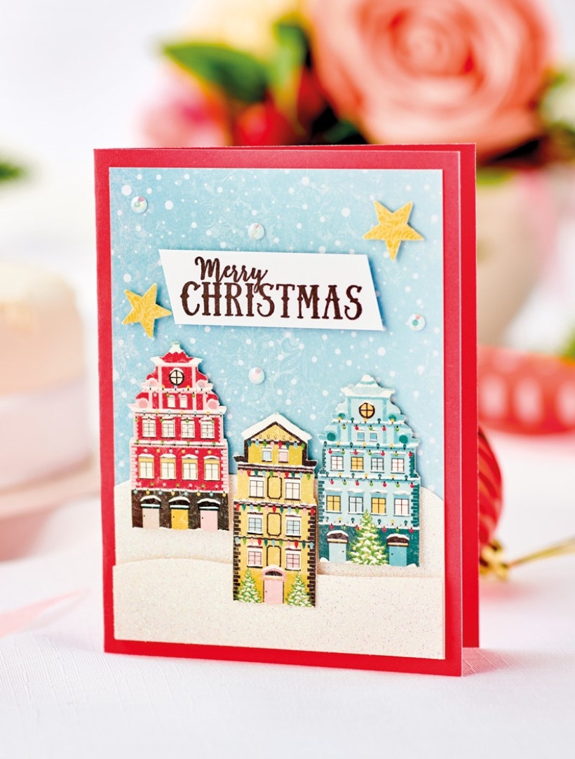 Stamp and Decoupage Christmas Cards