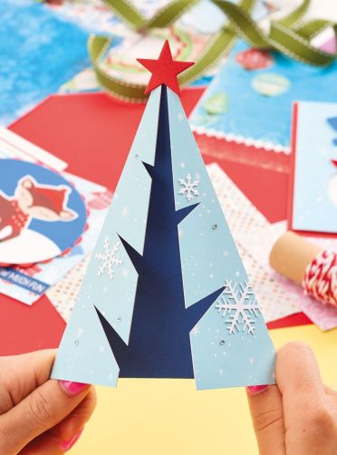 Christmas Tree Gatefold Card
