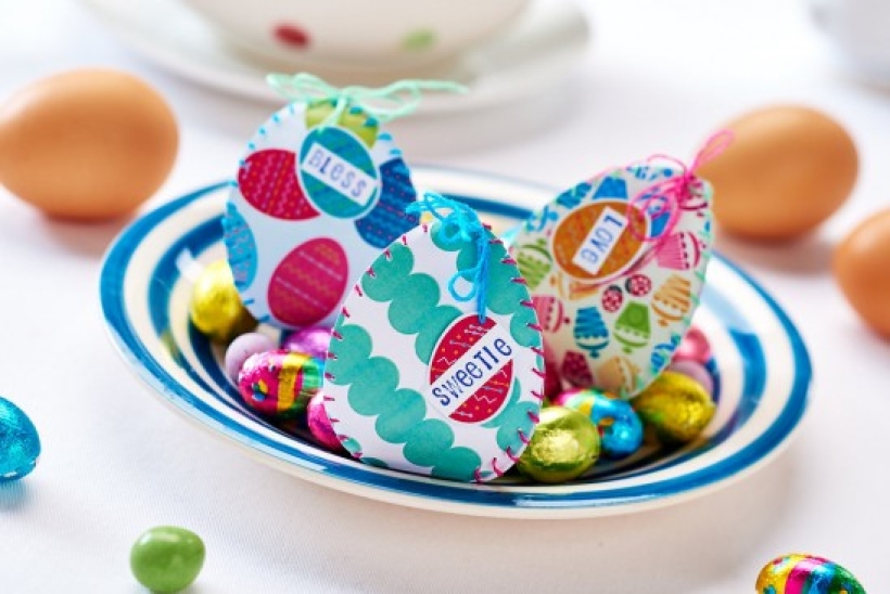 FREE PROJECT: Paper Easter eggs