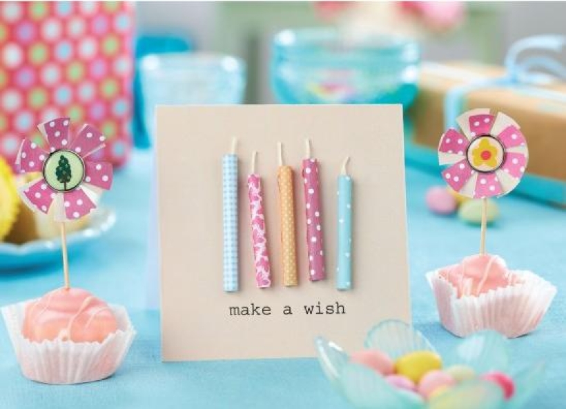 Make A… Paper Candle Greeting
