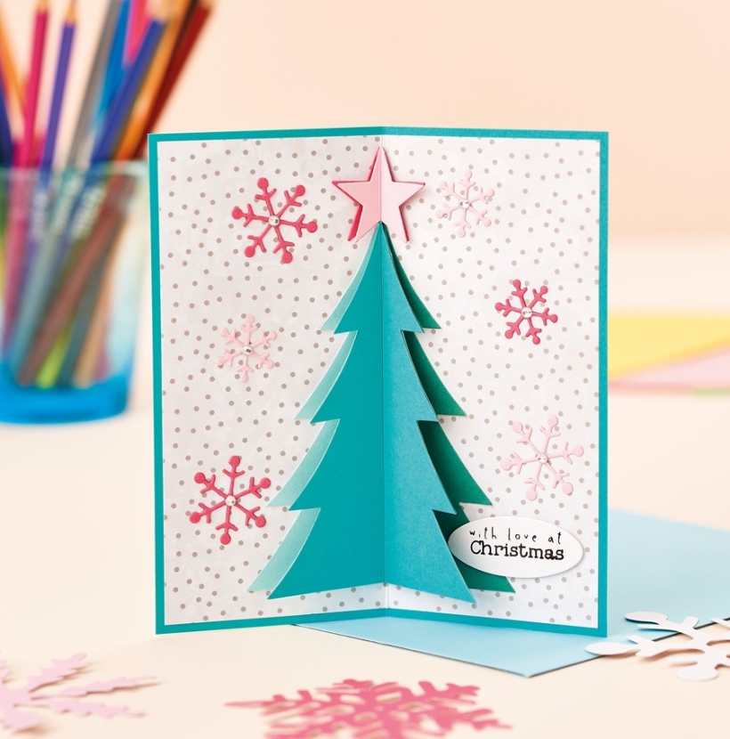 Pop-Up Christmas Tree Cards