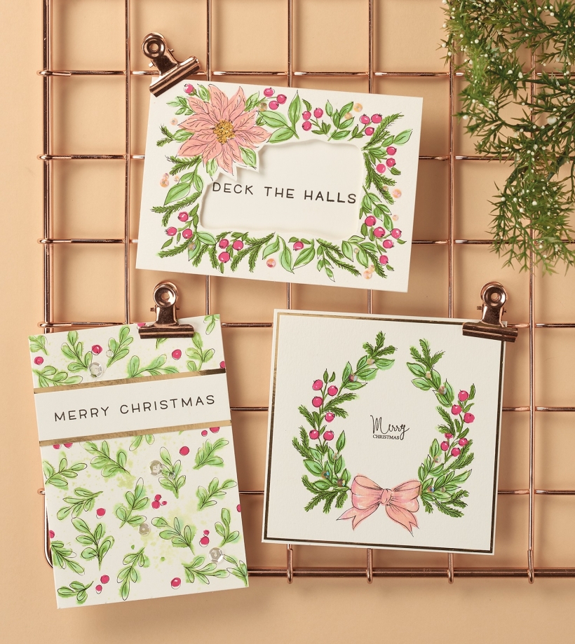 Watercolour Christmas Cards
