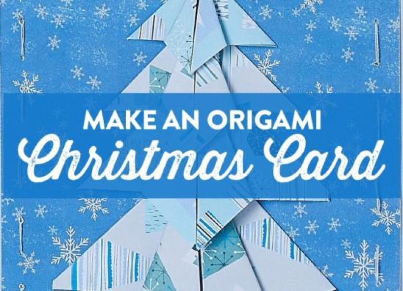 Make An Origami Christmas Card