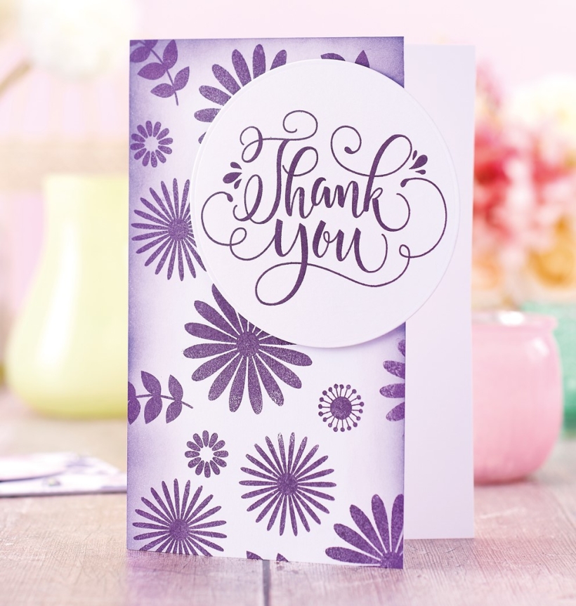 Partial Front Thank You Card