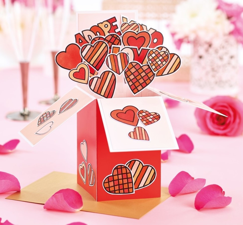 Exploding Valentine’s Day Box Card