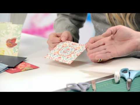 Video: decorating envelopes with back stitch