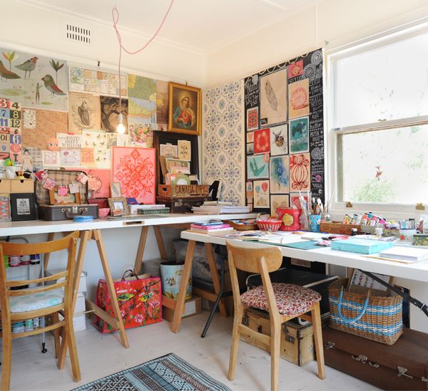 15 Beautiful Craft Rooms To Die For