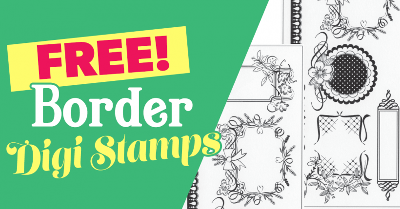 Border digi stamps