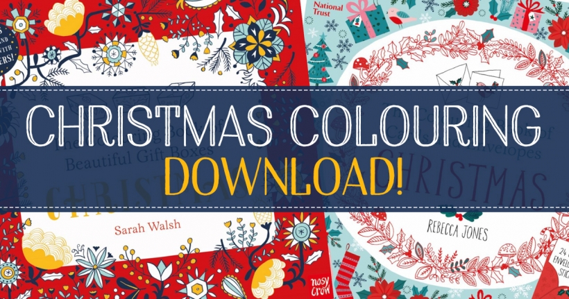 Christmas colouring books