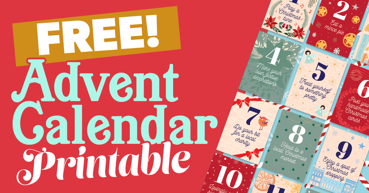 Advent Calendar Printable